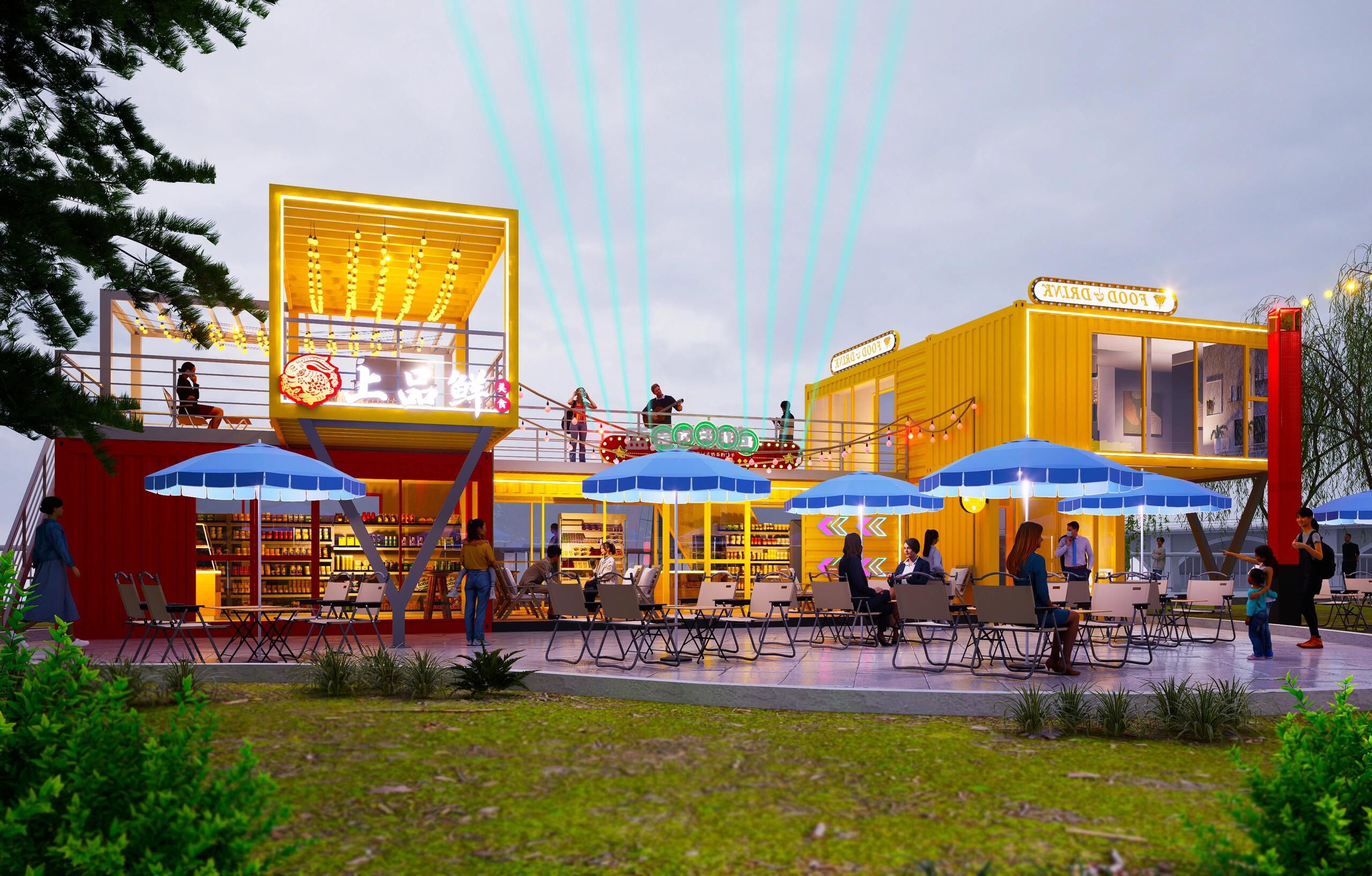 紅集裝箱可以做二層嗎？？在設(shè)計做兩層的話如何考慮安全